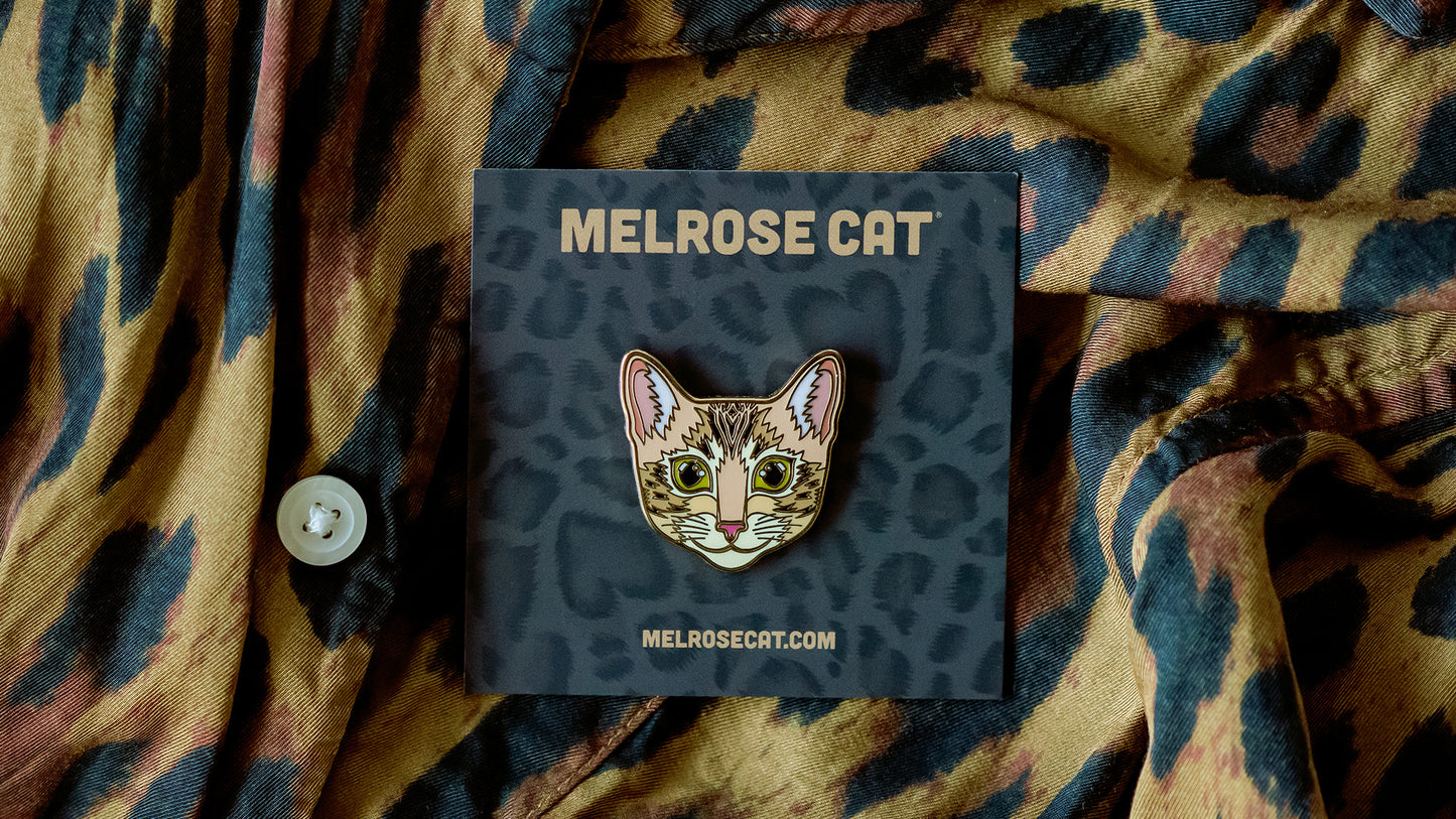 Melrose Cat - Enamel Pin