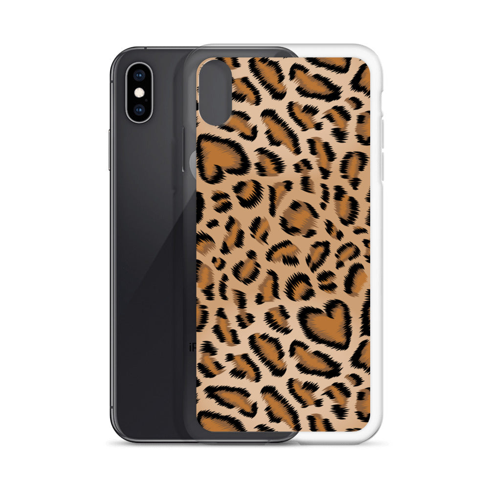 Melrose Cat - Leopard Print Clear Case for iPhone®