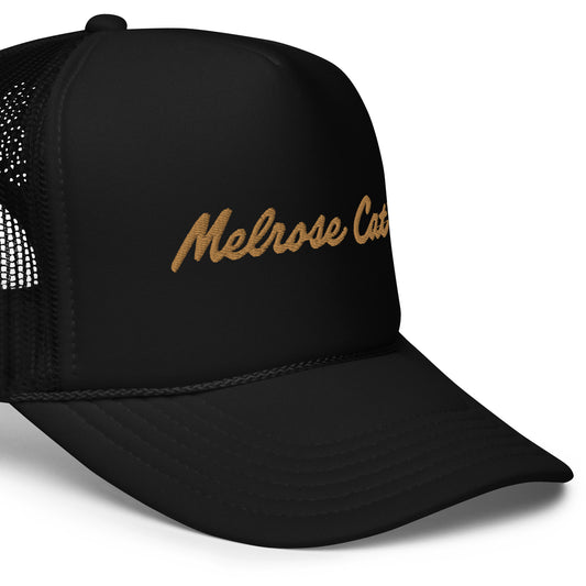 Melrose Cat - Script Logo - Trucker hat