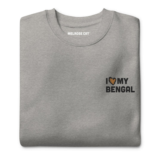 I Love My Bengal Sweatshirt